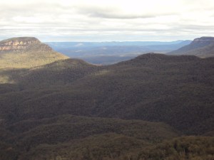 Mountains from the observation point