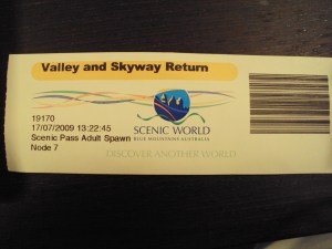 Scenic Work ticket